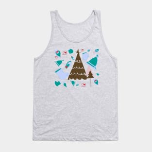 Cute Christmas Tree Tank Top